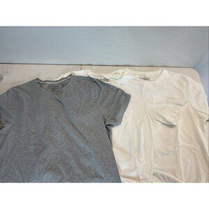 Bread &‎ Boxers Men's Daily Lot of 3 Short Slve Crew Neck T-Shirt Cotton XL Nice